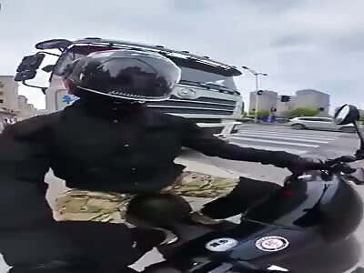 Entered a Blind Zone or the Driver Himself Is Blind...