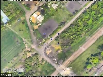 Destruction of a Ukrainian tank