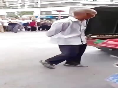 Got crushed by a big truck