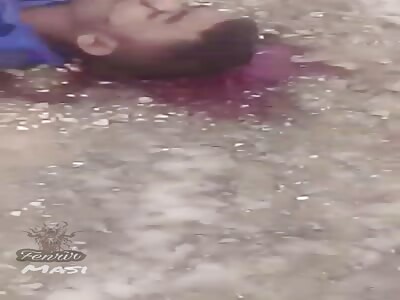 Man found tied up and bleeding.