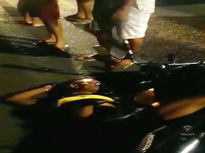 Biker was shot several times.