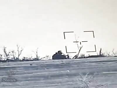 Russian post blown up