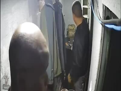 Policeman accidentally shoots a colleague.