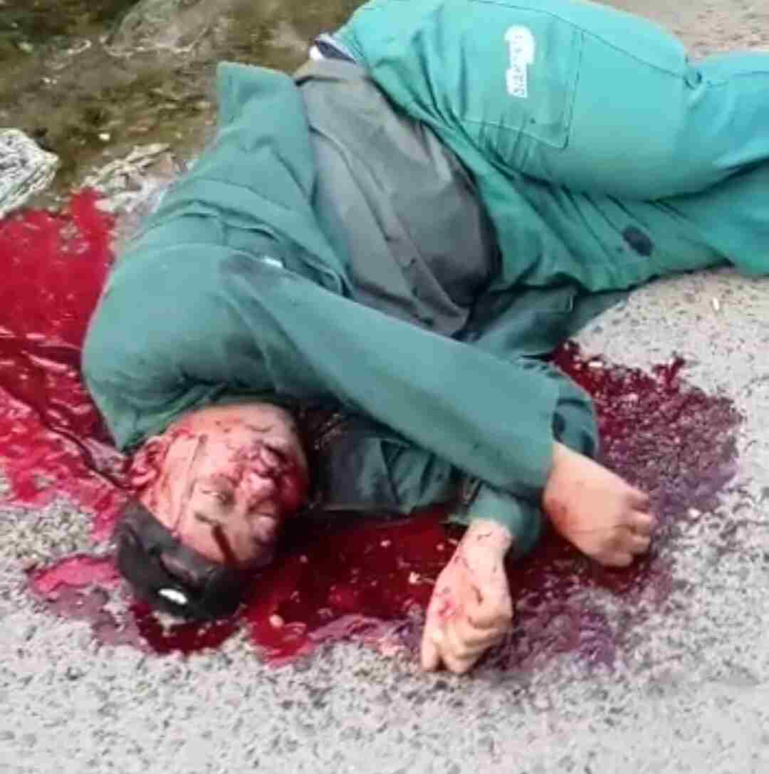 Body of man executed with a headshot.