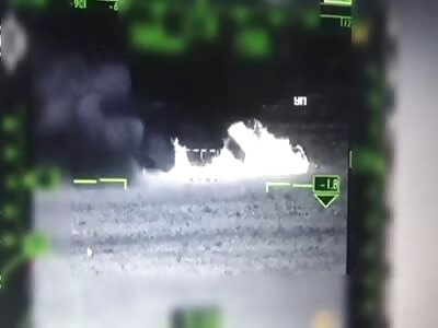 Destruction of Ukrainian cars. Burning fighter of the Armed Forces  