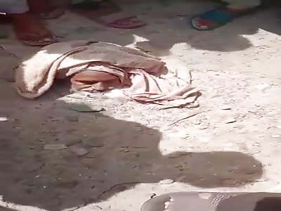 Severed head, suicide by train.