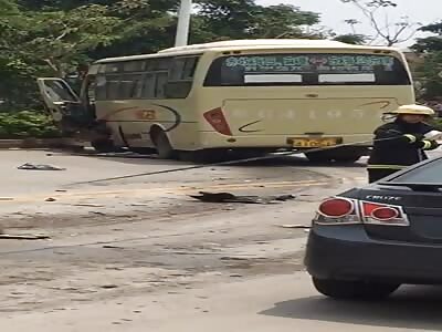 Entire family including babies, killed in collision