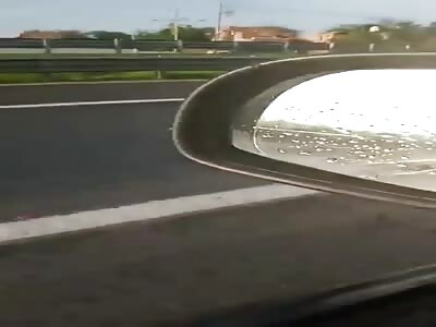 Crushed by cargo truck