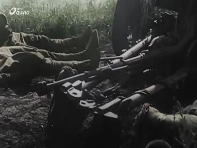 WW2 battlefield corpses.