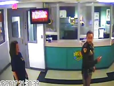 Sheriff Fights  Guard For Refusing To Check In Bag 