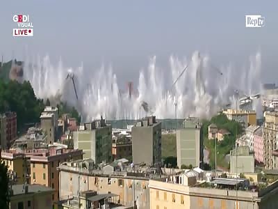 ponte Morandi Genova Down