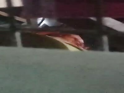 Mother and daughter stabbed and disemboweled.