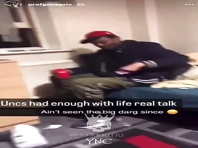 Uncle randomly set fire to him self in his nephew room 