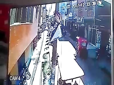 Insane guy burnt his ex wife with store included