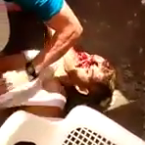 Misjudged his leap and faceplants into the rocks! (Better quality video)