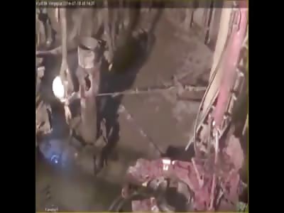 Oil Worker Gets his Head Crushed