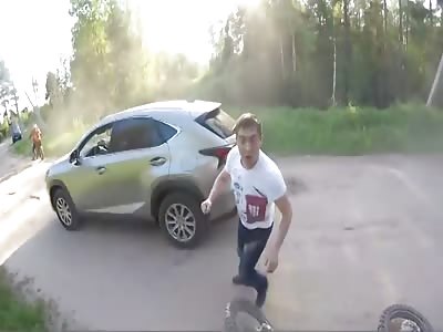 Driver VS. Biker  Road Rage Time! (POV)