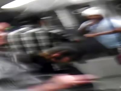 Full Vid with Audio Of The Train Katana Guy