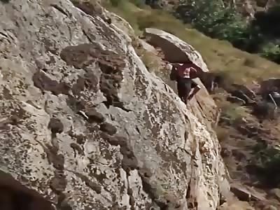 Jump Off Cliff Goes Wrong