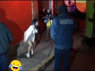 Vigilante group closes down night club.