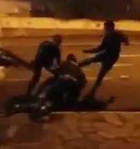 Cop Passes Out After Violent Kick in the Face