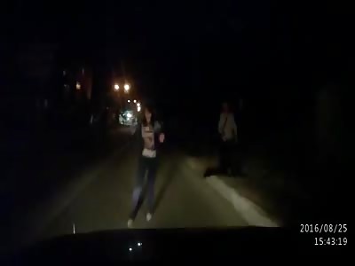 Surprise in Dark Road Ð”Ð¢ÐŸ Ð½Ð° Ð´Ð¾Ñ€Ð¾Ð³Ðµ Ð®Ð¶Ð½Ð¾-Ð¡Ð°Ñ…Ð°Ð»Ð¸Ð½ÑÐºÐ°