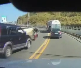 Biker Killed Instantly in Brutal Head-On Collision