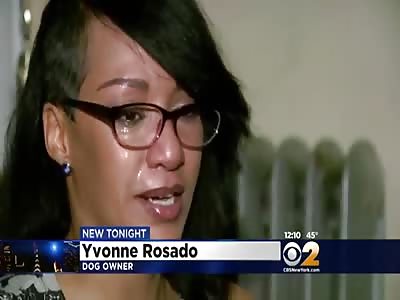 Tough Guy Cop has to Shoot and Kill a Dog that Seemed to Be No Threat 