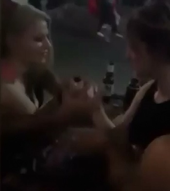 OUCH..Pretty Girls aren't Supposed to Arm Wrestle..Here is Why 