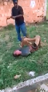 I Been Caught Stealin..once..Kid is Beaten Terribly by Man he was Stealing From 