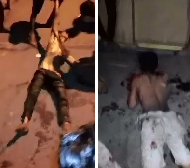 2 Men are Dragged Away and Nearly Killed by Crazy Mob..