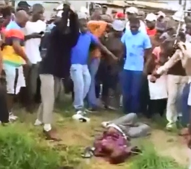 Man is Brutally Beaten to Death with a Giant Stick