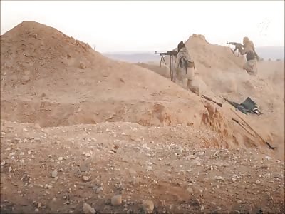 ISIS Soldier is killed during Conflict with Bullet right Through the Head 