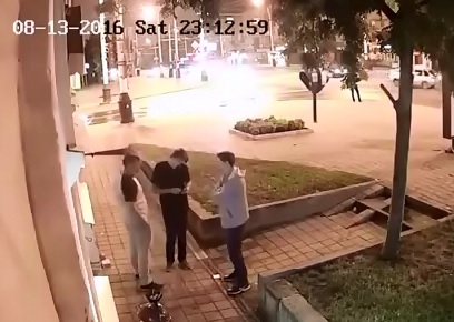 Speeding Car Kills a Man Walking on the Sidewalk...Violently 