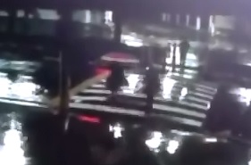 Umbrella Holding Woman is Run Over and Killed by Truck 