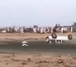 2 Arabs are Ejected from their Vehicle during Drifting 