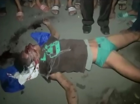 Agonizing Thief Gurgles his Final Breaths of Air then is hauled Off 