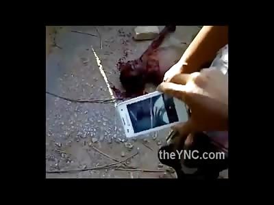 Another Thief is Killed by Mob Beaten until Bones Broken 