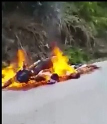 Brutal First Person View of 2 Thieves Executed by Shotgun  and then Burned