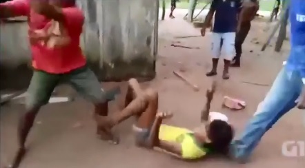 Hate Crime: Hard to Watch Video of a Tranny being Beaten like a Dog 