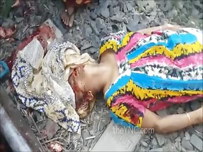 Woman in her Night Gown Wandered too Close to the Train..Scalped her Head Off  