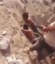 New execution of two ISIS members with Hundreds of bullets