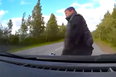 DRUNK COUPLE STUMBLES OUT INTO THE STREET..MAN IS HIT AND KILLED INSTANTLY