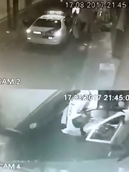 Police Deal with Accused Thief with a Hail of Bullets, First One gets Away..Second One not so Lucky 