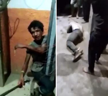 Cant Get Away if your Tied to a Pole..2 Pinheads Brutally Beaten 