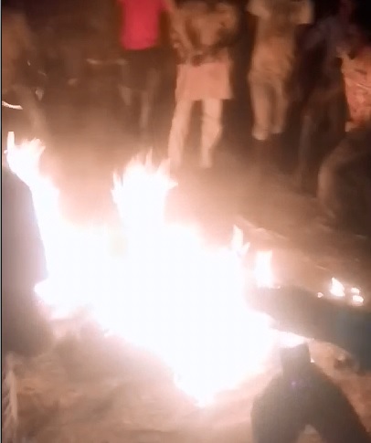 Brutal Lynching leads to Man being Set on Fire 