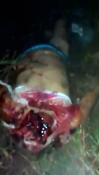 Just a Headless Man found after being Brutally Murdered 