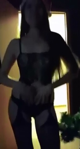 Hot Russian Teen Dresses Up like this and Give Blowjob for Xmas Present  