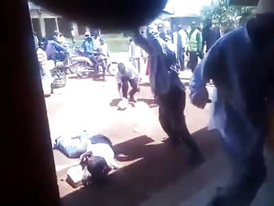 Cell phone Footage Captures Accused Thief's Death by Beating...Brutal 