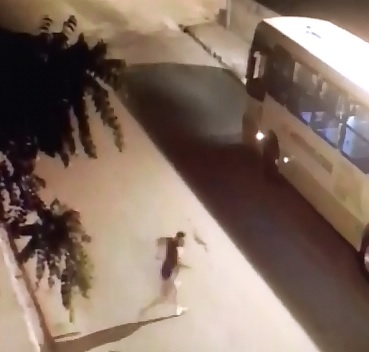 Nope..that didnt work.. Man Signals to Motorcyclist to let him go by but that Didn't Work at all 